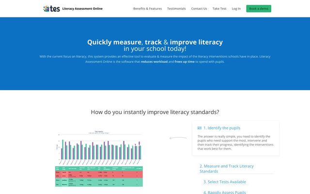 Literacy Assessment Online screenshot 1
