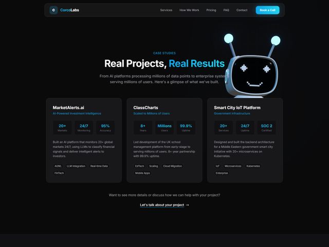 Corco Labs screenshot 2