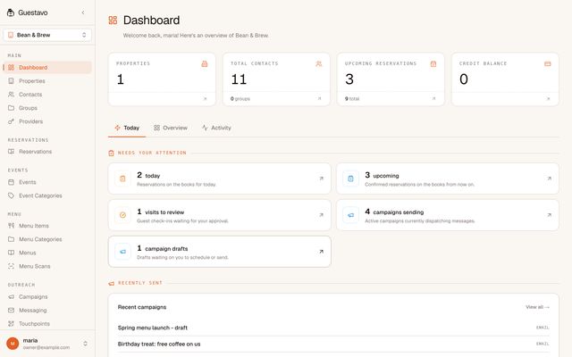 Guestavo screenshot 1
