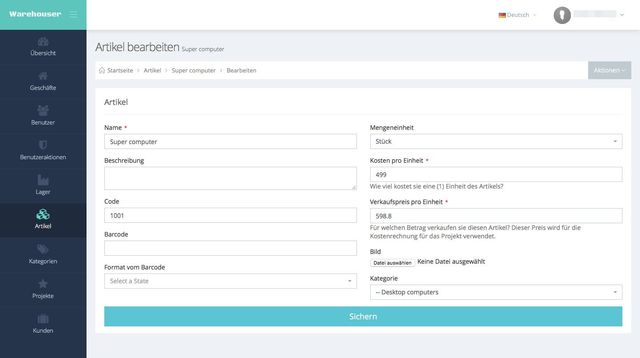 Warehouser screenshot 3